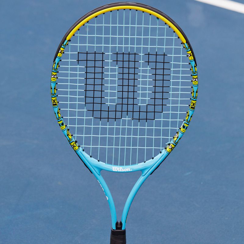 Vaikiška teniso raketė Wilson Minions 2.0 Jr 23 blue/yellow WR097210H 7