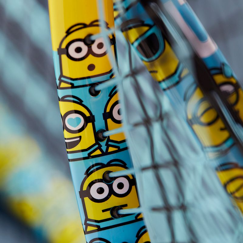 Wilson Minions 2.0 Jr 25 vaikiška teniso raketė mėlyna/geltona WR097310H 9