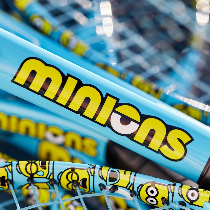 Wilson Minions 2.0 Jr 25 vaikiška teniso raketė mėlyna/geltona WR097310H 10
