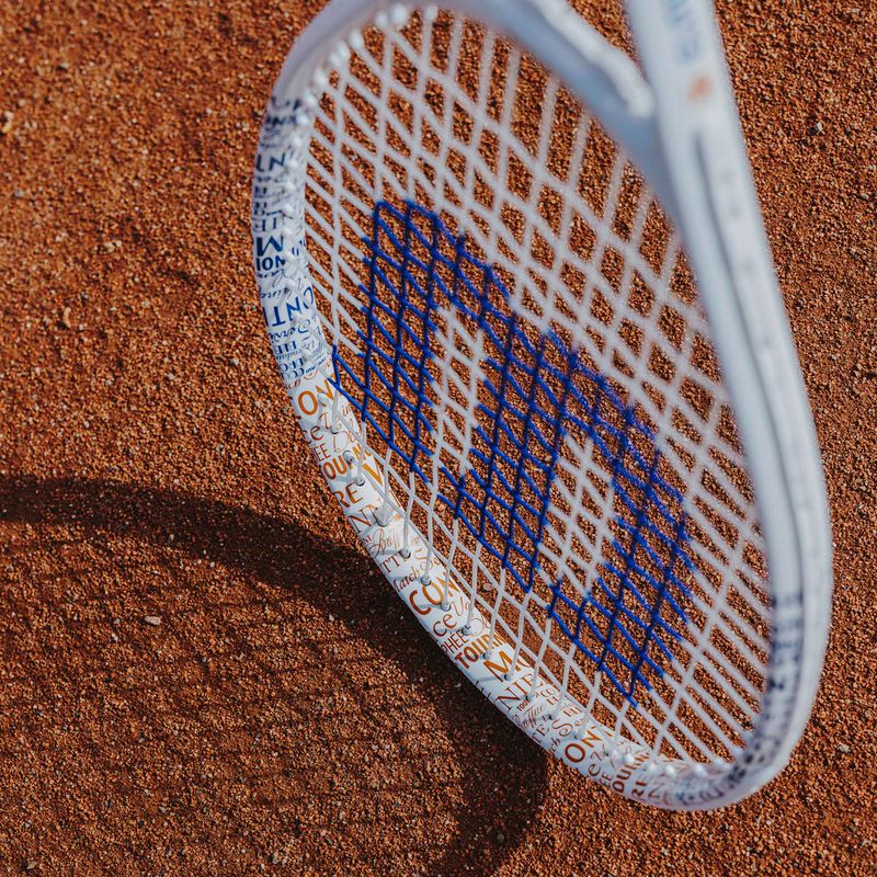 Wilson Roland Garros Elite 25 vaikų teniso rinkinys oranžinės ir baltos spalvos WR086810F 16