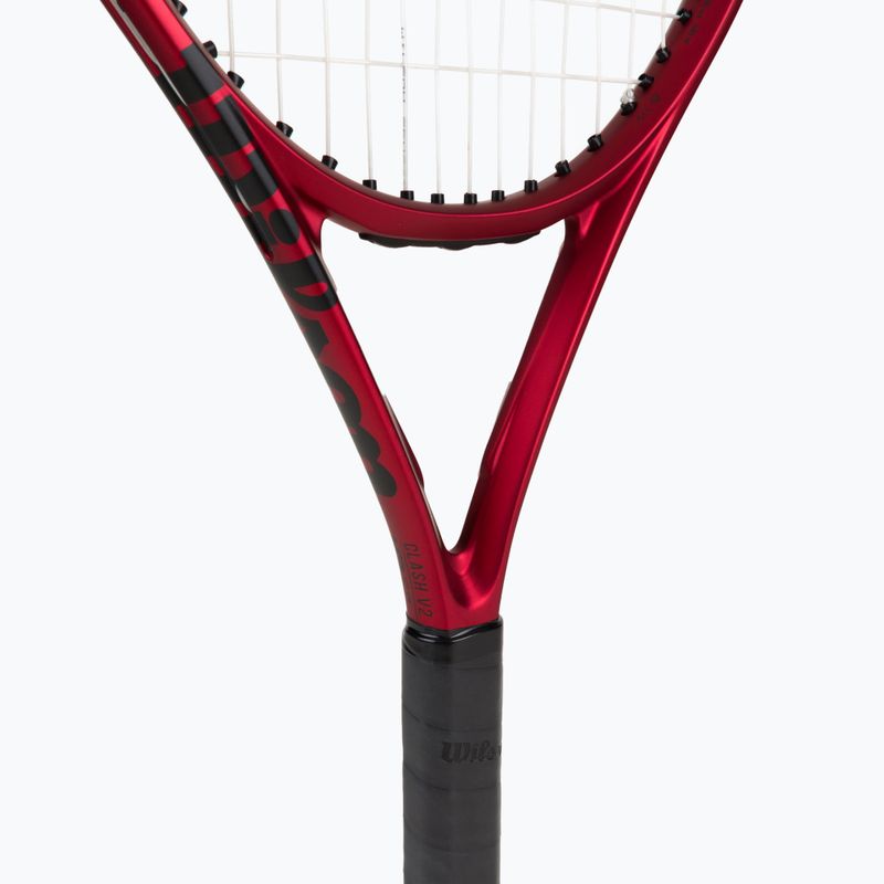 Wilson Clash 25 V2.0 vaikiška teniso raketė raudona WR074710U 4