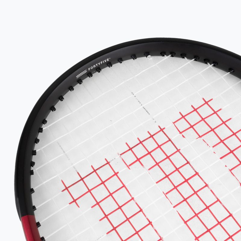 Wilson Clash 25 V2.0 vaikiška teniso raketė raudona WR074710U 6