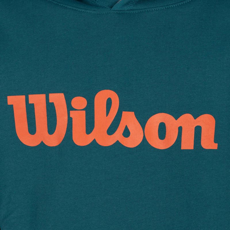 Vaikų Wilson Tennis Script medvilninė striukė su gobtuvu mėlyna WRA769219 3