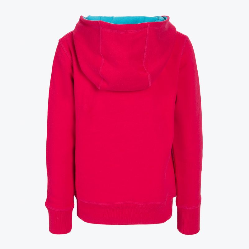 Wilson vaikiški teniso marškinėliai Script Cotton PO Hoody rožinės spalvos WRA769221 2