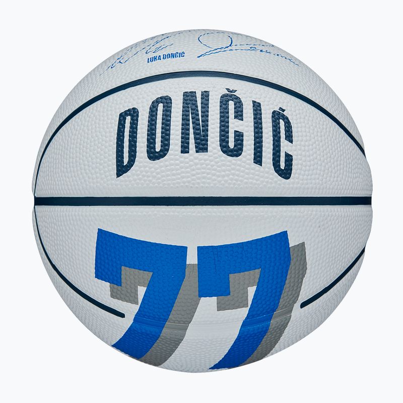 Wilson NBA Player Icon Mini Luka krepšinio kamuolys WZ4007701XB3 dydis 3 2