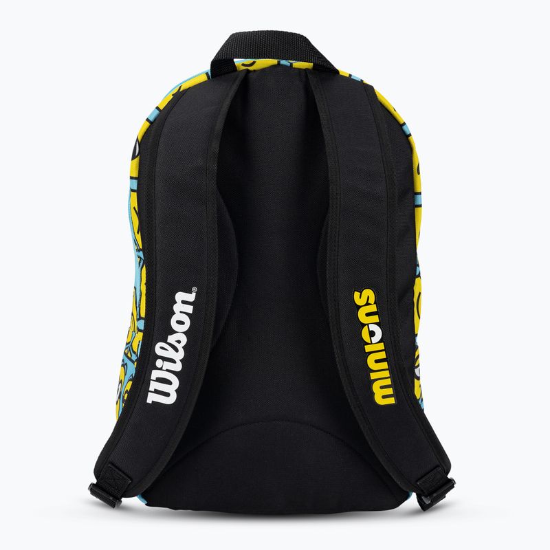 Wilson Minions 2.0 Team blue yellow black vaikiška teniso kuprinė 3