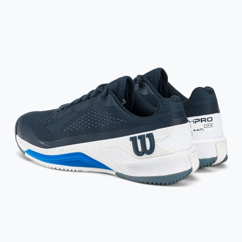 Vyriški teniso bateliai Wilson Rush Pro 4.0 navy blue WRS330650 3