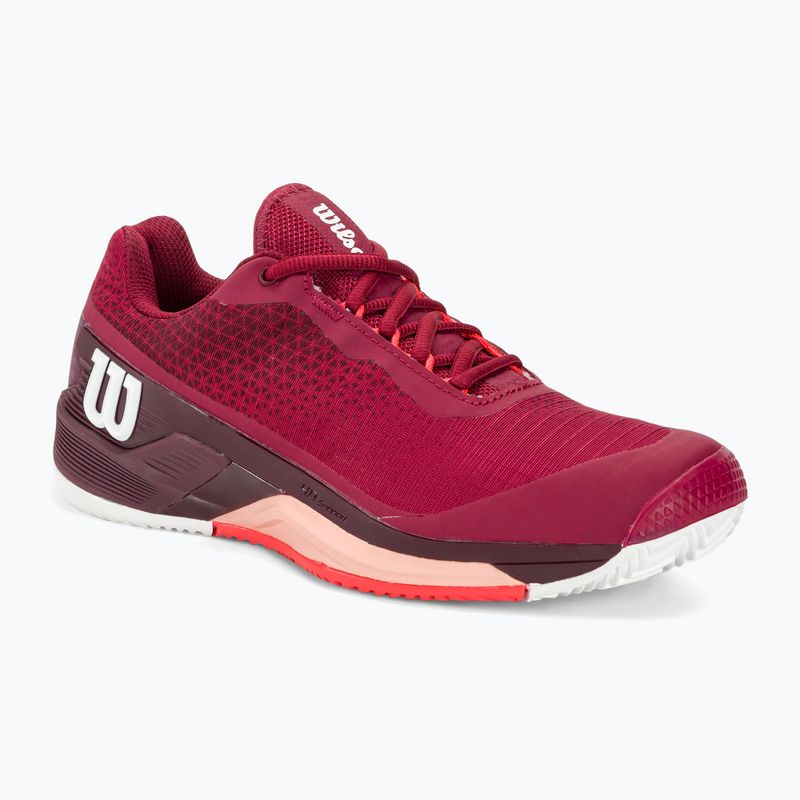 Moteriški teniso bateliai Wilson Rush Pro 4.0 Clay beet red/white/tropical peach
