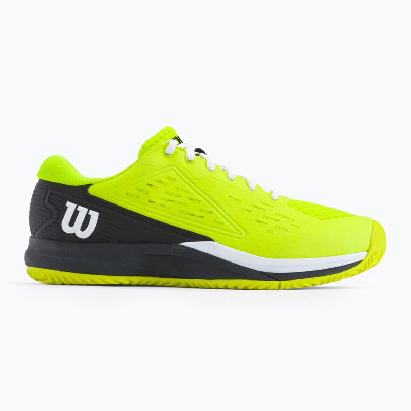 Wilson Rush Pro Ace Safety juodai geltoni vaikiški teniso bateliai WRS331140 2