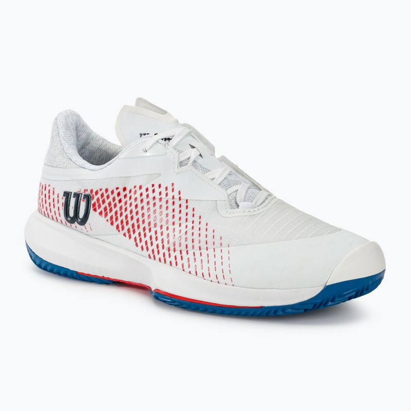 Vyriški teniso bateliai Wilson Kaos Swift 1.5 Clay white/deja vu blue/wilson red