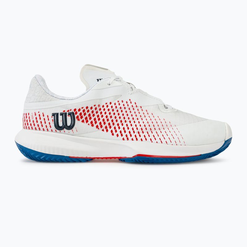 Vyriški teniso bateliai Wilson Kaos Swift 1.5 Clay white/deja vu blue/wilson red 2