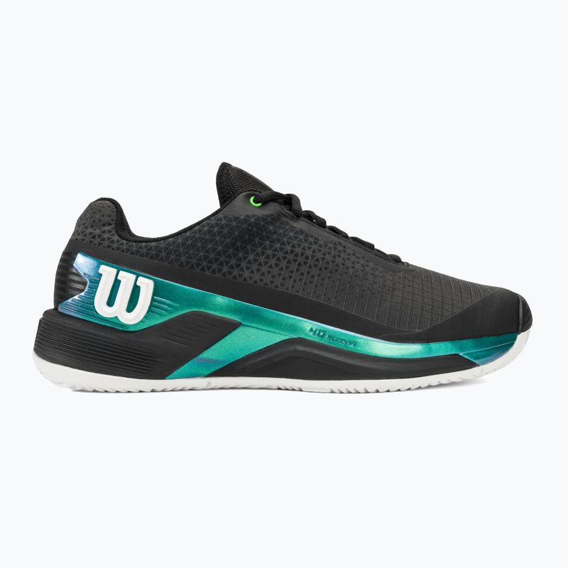 Vyriški teniso batai Wilson Rush Pro 4.0 Blade Clay black/black/deep teal 2