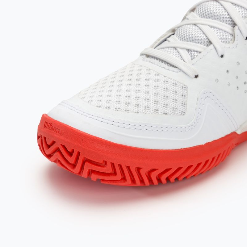 Moteriški teniso bateliai Wilson Kaos Stroke 2.0 white/peach perfait/infrared 7