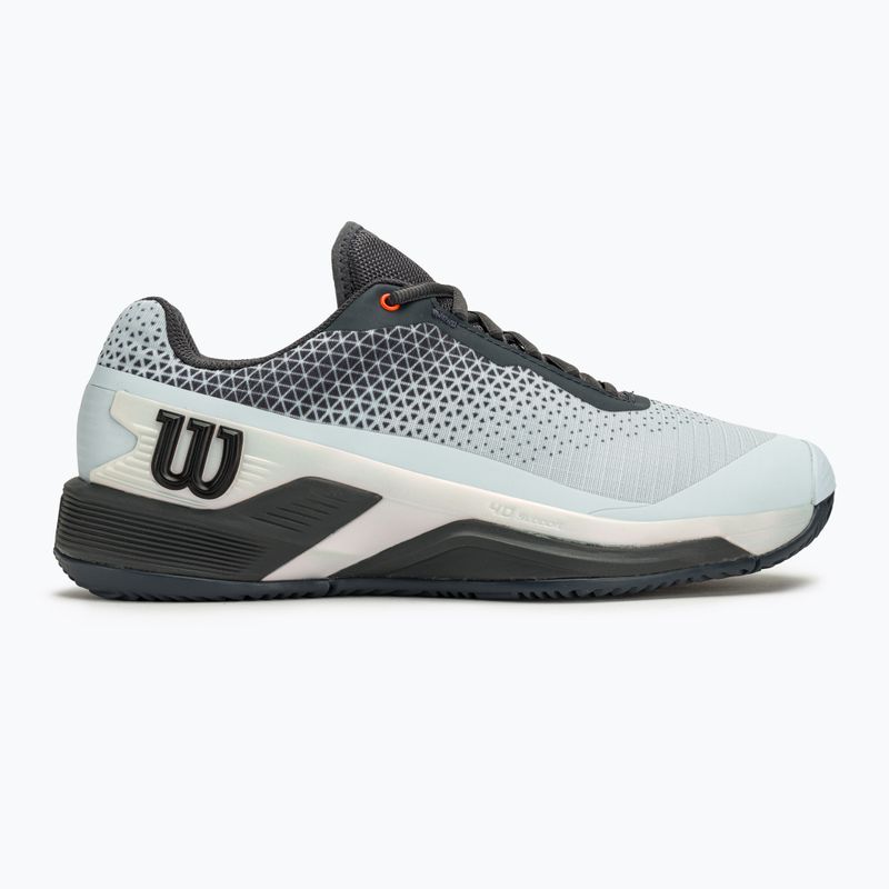 Vyriški teniso bateliai Wilson Rush Pro 4.0 Shift Clay ballad blue/ebony/orange tiger 2
