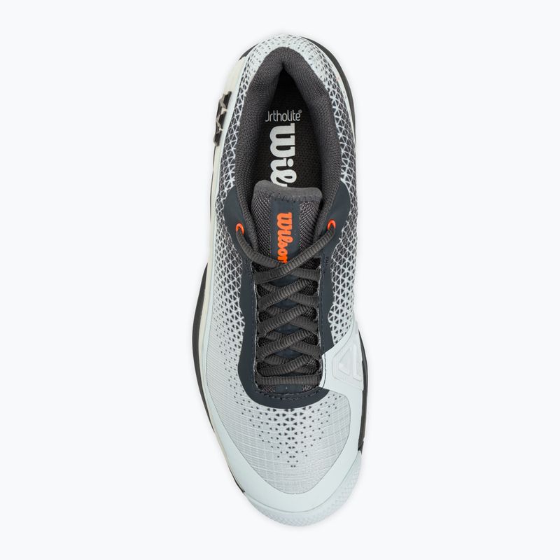 Vyriški teniso bateliai Wilson Rush Pro 4.0 Shift Clay ballad blue/ebony/orange tiger 5
