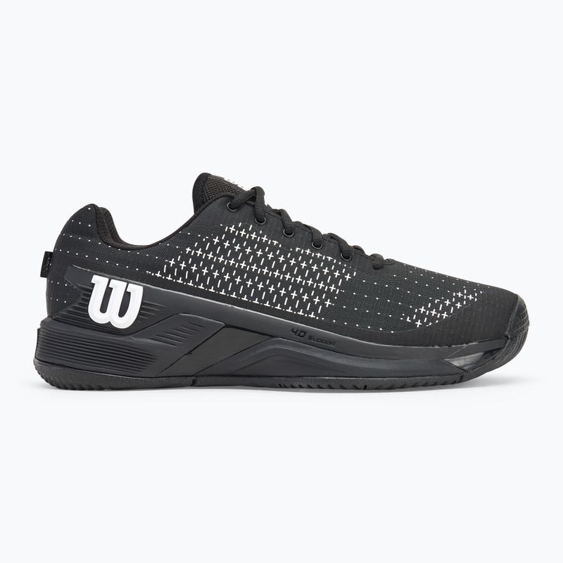 Vyriški teniso batai Wilson Rush Pro Extra Duty black/ black/ white 2