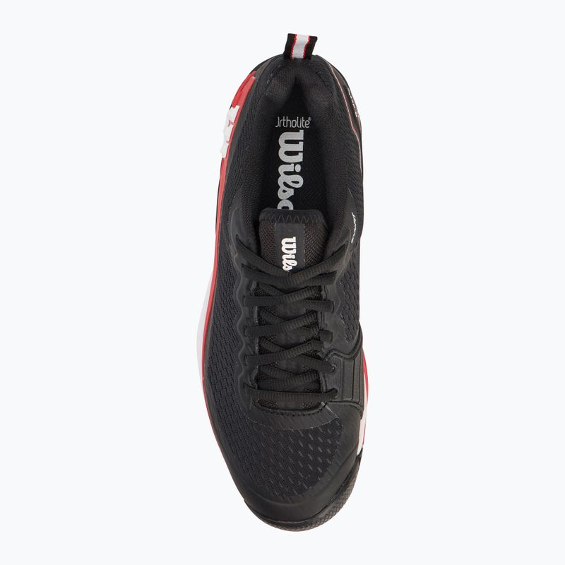 Vyriški teniso batai Wilson Rush Pro 4.5 black/ infrared/ white 5