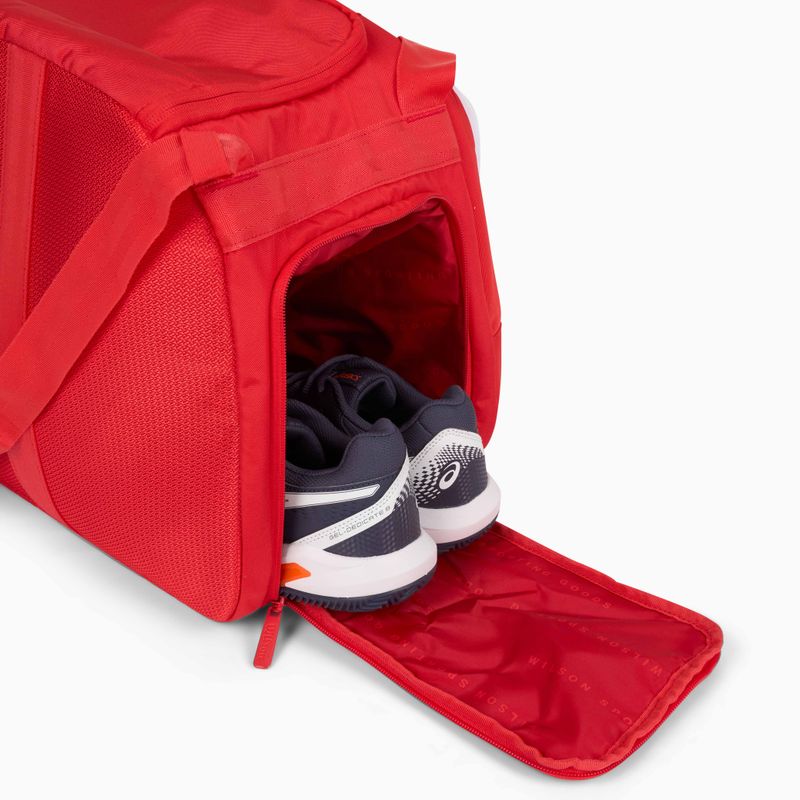 Teniso krepšys Wilson Super Tour Red Coaches Duffel red 7