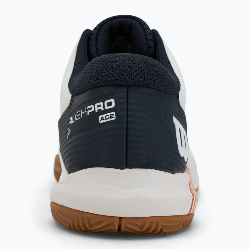 Vyriški teniso batai Wilson Rush Pro Ace Clay RG white/ navy blazer/ gum 6