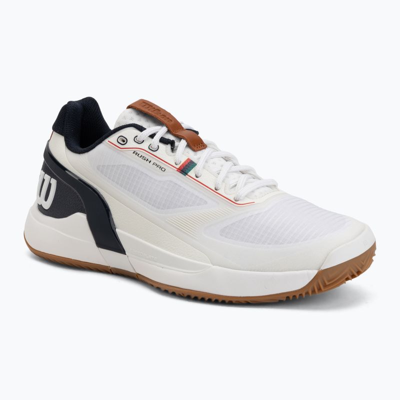 Vyriški teniso batai Wilson Rush Pro 5 Clay white/navy blazer/gum