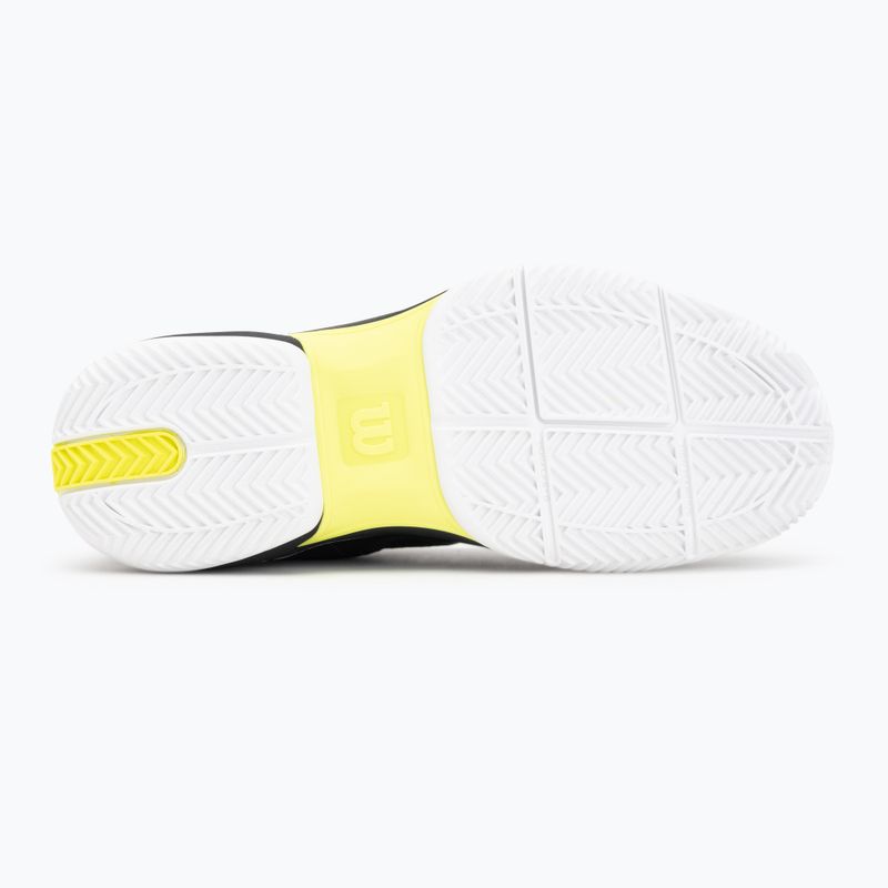 Vyriški teniso batai Wilson Rush Lite 5 Clay black/white/safety yellow 4