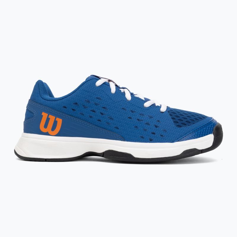 Vaikiški teniso batai Wilson Rush Pro Ace L Jr déjà vu blue/orange tiger/white 2