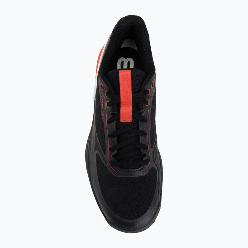 Vyriški teniso batai Wilson Rush Pro 5 black/infrared/white 5