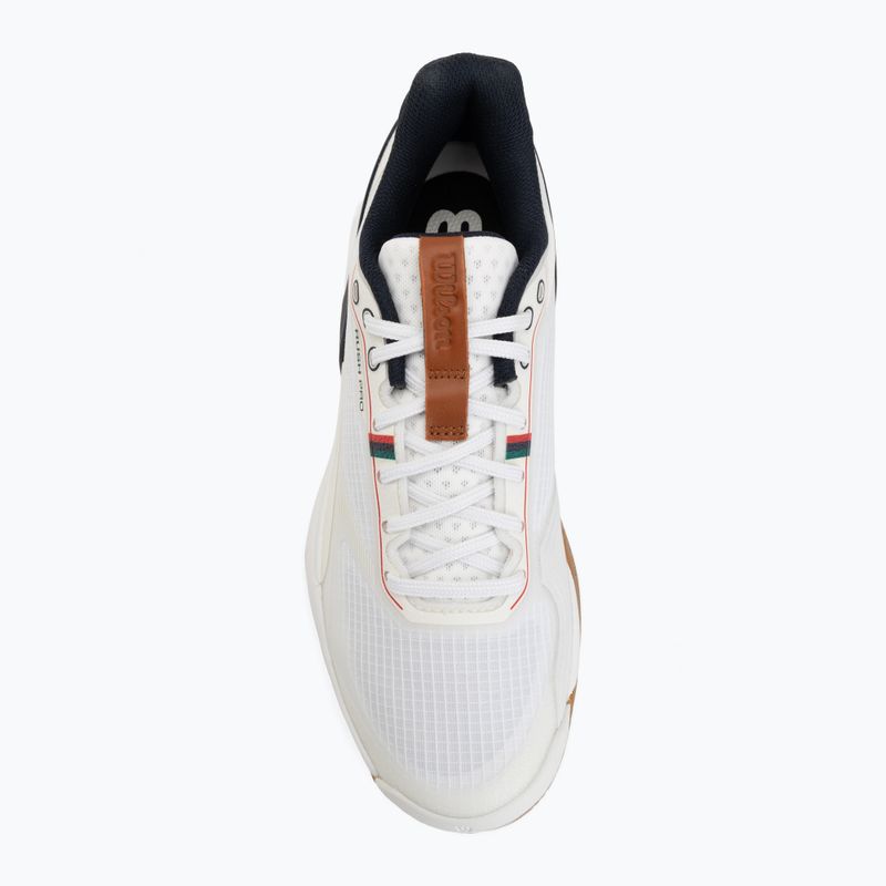 Vyriški teniso batai Wilson Rush Pro 5 white/navy blazer/gum 5