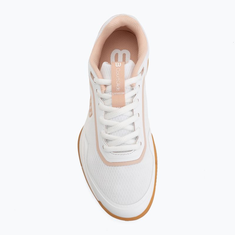 Moteriški teniso batai Wilson Courtglide white/cameo rose/gum 5