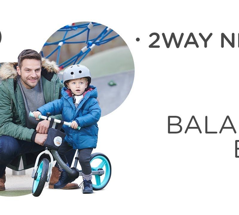 Kinderkraft 2Way Next dviratis pilkai rožinės spalvos KR2WAY00PNK00000 8