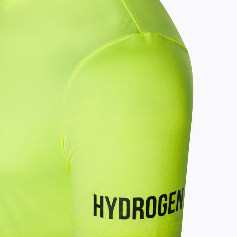 Vyriški HYDROGEN Basic Tech Tee fluorescencinės geltonos spalvos teniso marškinėliai 6
