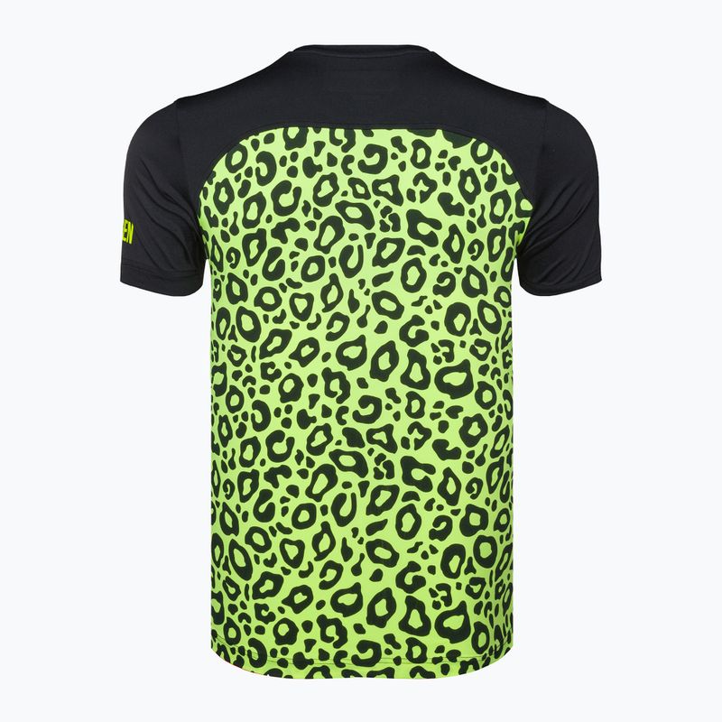 Vyriški HYDROGEN Panther Tech Tee black/yellow Teniso marškinėliai 6