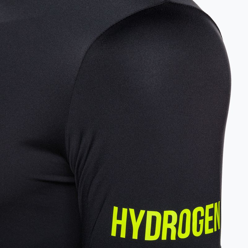 Vyriški HYDROGEN Panther Tech Tee black/yellow Teniso marškinėliai 8