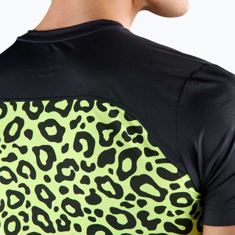 Vyriški HYDROGEN Panther Tech Tee black/yellow Teniso marškinėliai 4