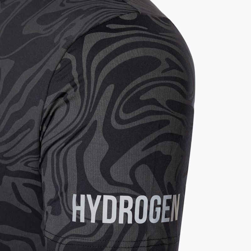 Vyriški teniso marškinėliai HYDROGEN Chrome Tech Tee pilki 7