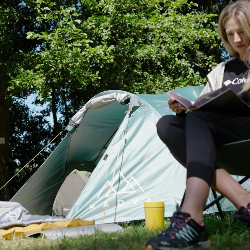 Keturvietė kempingo palapinė KADVA CAMPdome 4 žalia 24