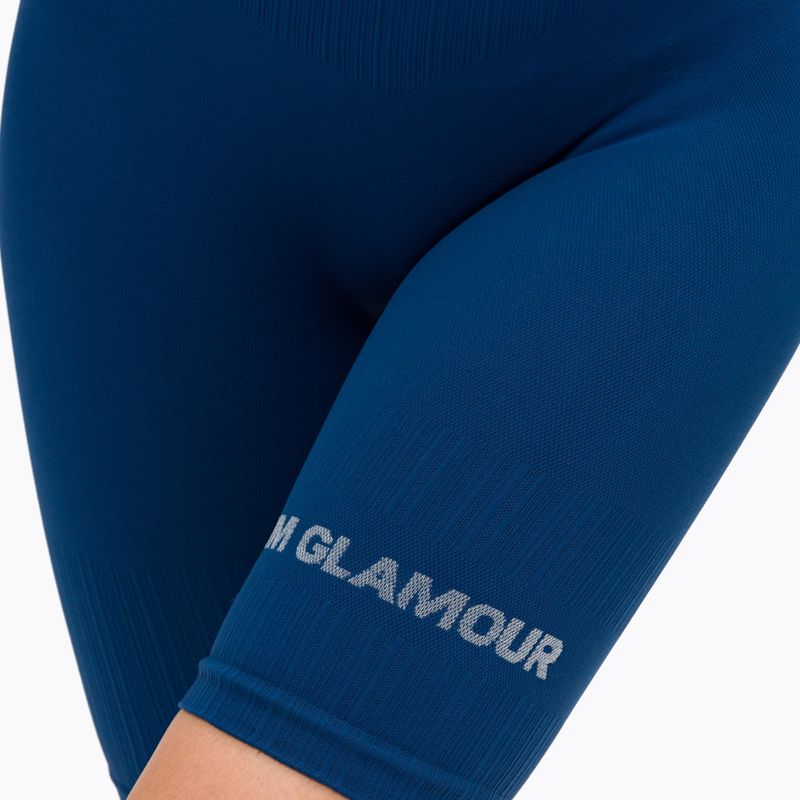 Moterų treniruočių dviratininkai Gym Glamour Push Up Classic Blue 317 4