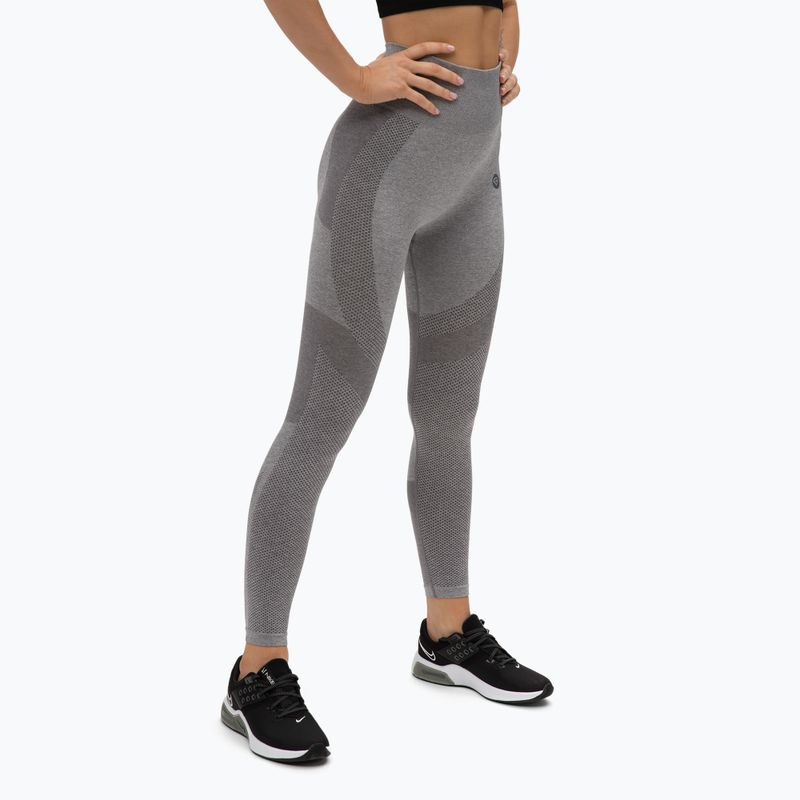 Moteriškos treniruočių tamprės Gym Glamour Light Grey Fusion 331