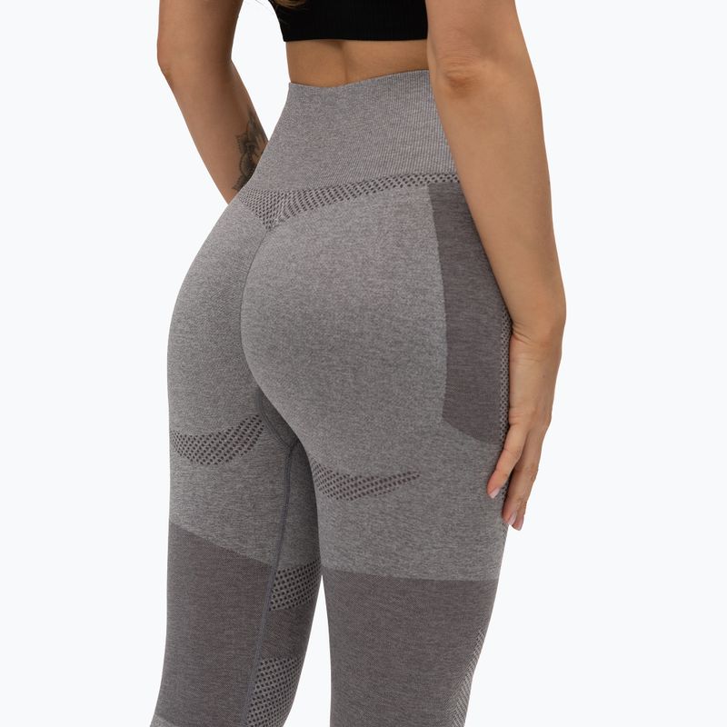 Moteriškos treniruočių tamprės Gym Glamour Light Grey Fusion 331 5