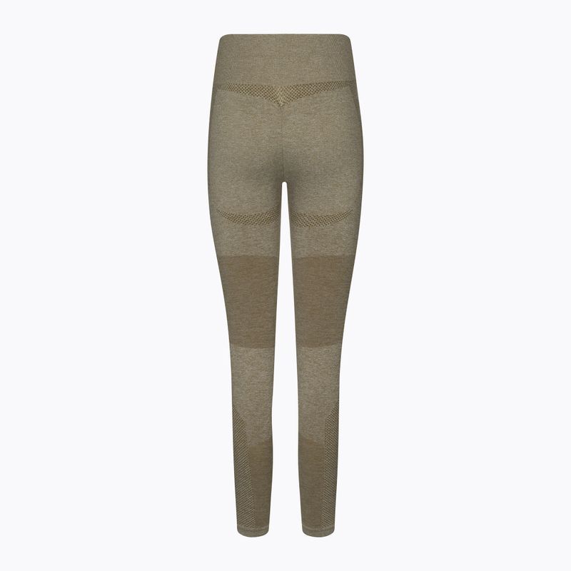 Moteriškos treniruočių tamprės Gym Glamour Khaki Fusion 333 7