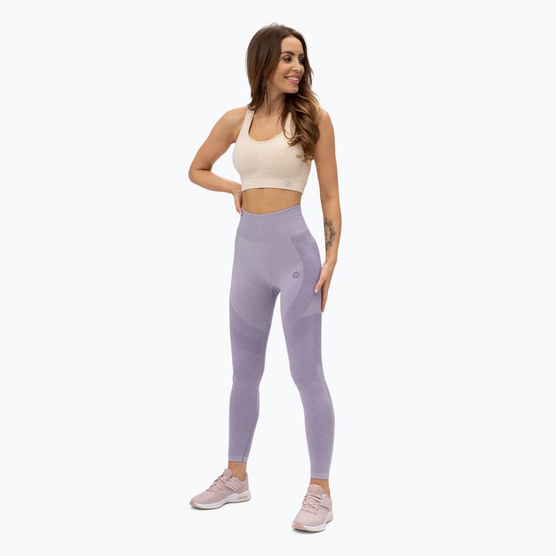 Moteriškos treniruočių tamprės Gym Glamour Lavender Fusion 335 2