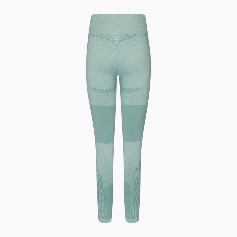 Moteriškos treniruočių tamprės Gym Glamour Green Fusion 337 7