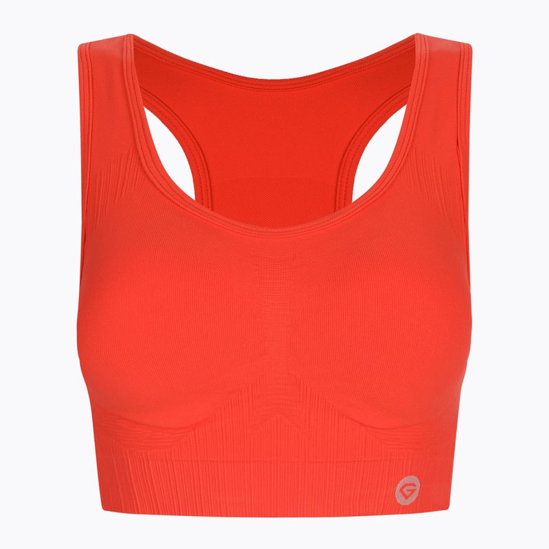 Gym Glamour Push Up Coral 372 fitneso liemenėlė 5