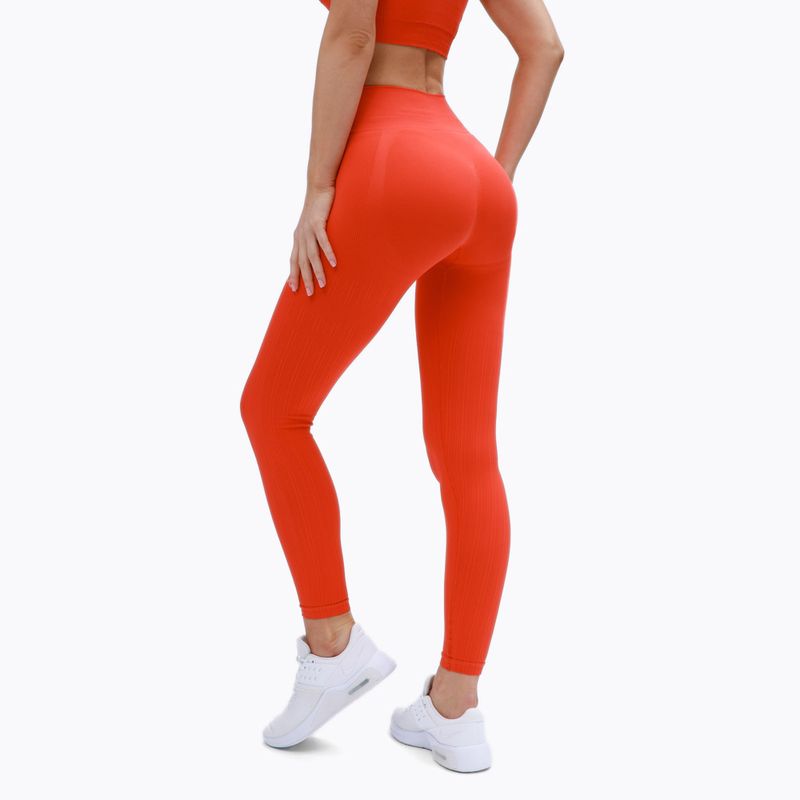 Moteriškos treniruočių tamprės Gym Glamour Push Up Coral 369 3