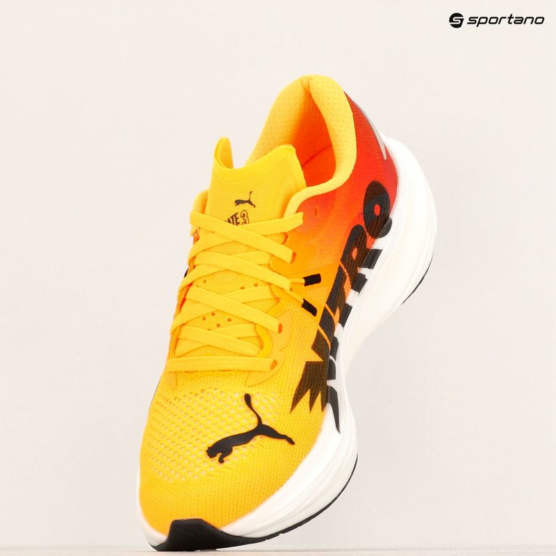 Vyriški bėgimo batai PUMA Deviate Nitro 3 Fade sun stream/sunset glow/puma white 18