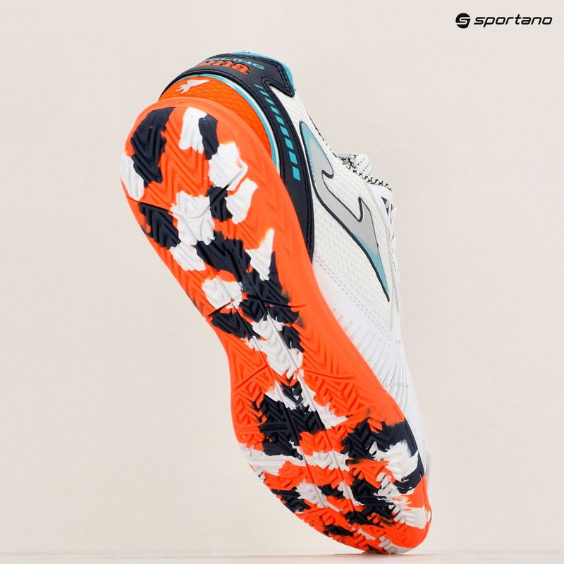 Vyriški futbolo bateliai Joma Dribling IN white/orange 9