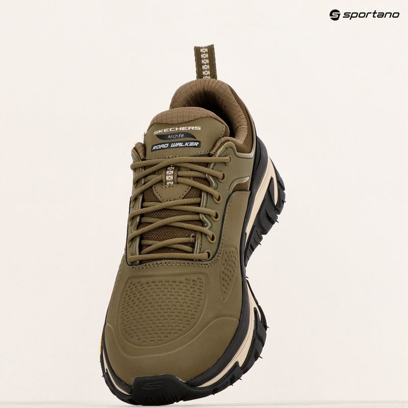 Vyriški batai SKECHERS Arch Fit Road Walker Recon olive/black 9