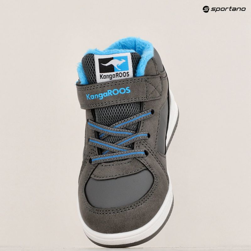 Vaikiški batai KangaROOS K-CPI Kalino Mid EV steel grey / sky 9