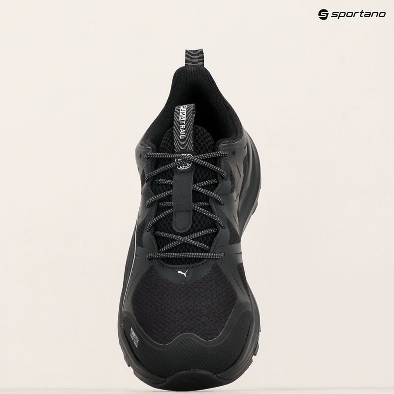 Vyriški bėgimo batai PUMA Reflect Lite Trail Puretex puma black/puma silver 9