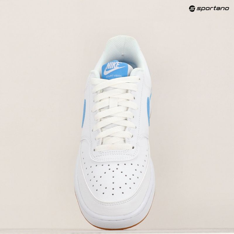 Vyriški batai Nike Court Vision Low white/gum yellow/university blue 9